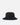 Rip Curl Men's Classic Surf Wide Brim Hat in Black, rear view showing crown and small brand tab.
