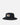 Photo 4, angled front: Rip Curl Men's Coat Of Arms Wide Brim Hat in Black, angled front view with colourful embroidered badge