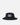 Photo 5, straight-on front: Rip Curl Men's Coat Of Arms Wide Brim Hat in Black, front view showing Australia embroidery and wide brim