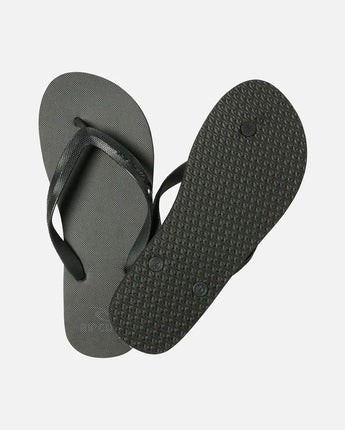Brand Logo Bloom Thongs - Black
