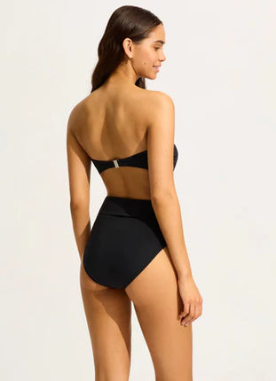 Seafolly Collective Twist Bandeau - Black