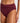 Seafolly Collective Women's High Waist Front Pant - Dark Burgundy