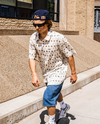 Trusted Short Sleeve Shirt - White Print