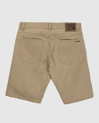Modown Canvas 5 Pocket Short - Khaki