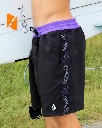 Featured Artist Ozzy Trunk 18" Board Shorts - Black