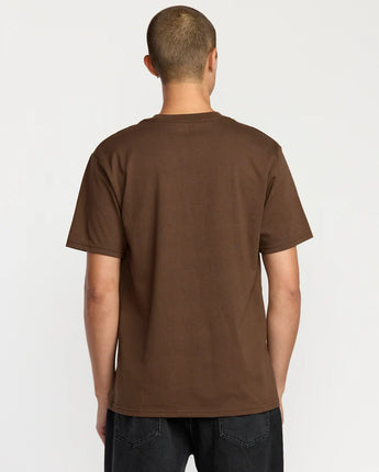 Angle Iron Mens SS Tee - Brown Stone