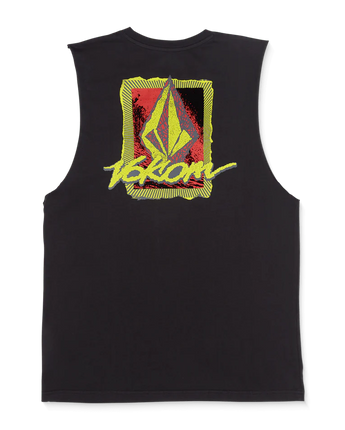 Frothy Postcard SLVLS Tank - Black