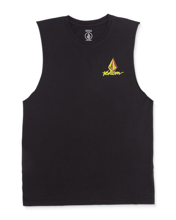 Frothy Postcard SLVLS Tank - Black