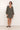 Adorne Women's Delphine Stripe Short Dress — Stripes - front view