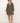 Adorne Women's Delphine Stripe Short Dress — Stripes - front view
