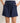 Adorne Women's Billy Lightweight Denim Short — Dark Denim - front view