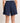 Adorne Women's Billy Lightweight Denim Short — Dark Denim - back view