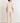 Adorne Women's Harrie Pleated Linen Top — Stone - back view