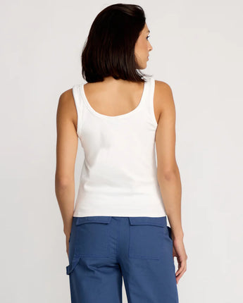 Stoney Time Tank - Star White