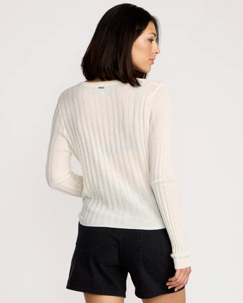 Pulp Stitchin Cardi - Star White