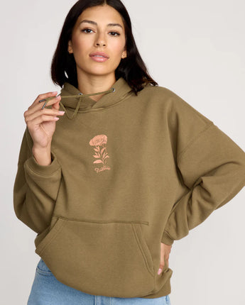 Stone Art Up Hoodie - Olive