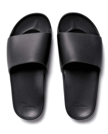 Archies Arch Support Slides- Black
