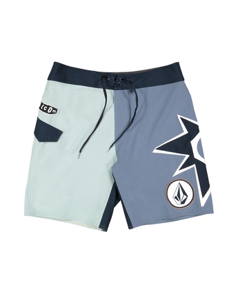 ST4R G4ZER Mod Youth Board Shorts - Blue Wash
