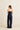 Rhythm Women's Contrast Linen Track Pant - Ocean - Back View