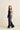 Rhythm Women's Contrast Linen Track Pant - Ocean - Side View