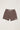 Rhythm Men's Textured Linen Jam - Chocolate - Flat Lay Front View