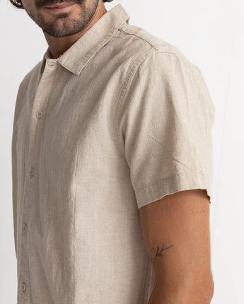 Classic Linen SS Shirt- Sand