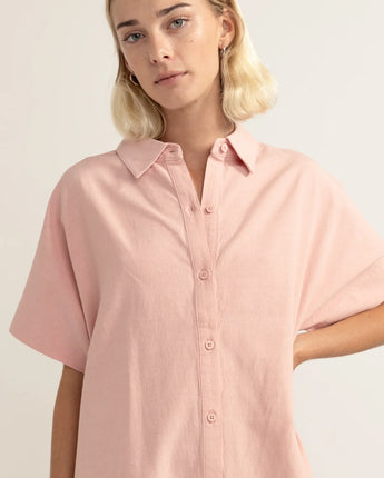 Classic Shirt Dress Rose