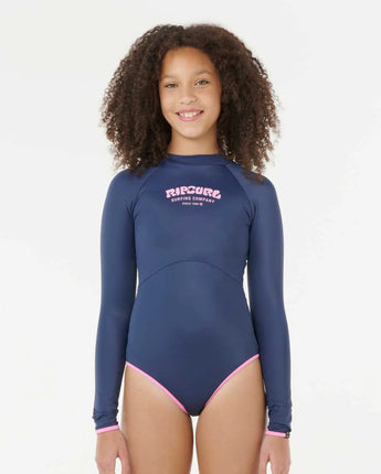 Surf Puff Surf Suit Girl - Navy