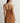 Classic Shirred Mini Dress- Caramel
