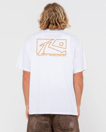 Boxed Out Short Sleeve Tee - White