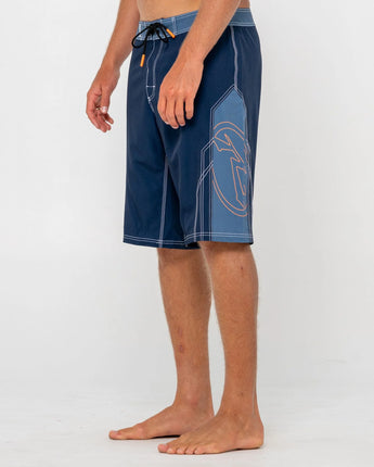 Tombstones 22" Board Short - Navy Blue