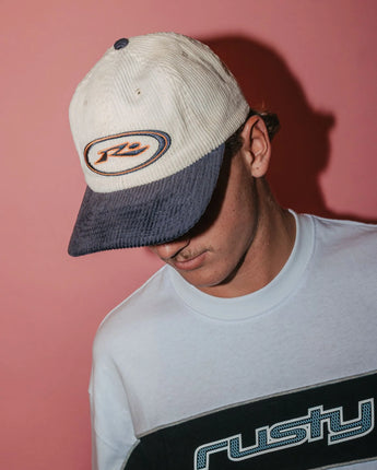 Orbit Cord Six Panel Cap - Coal
