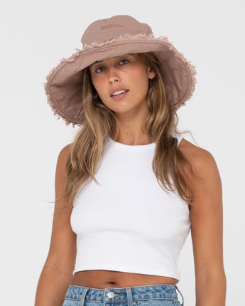 Gleam Organic Bucket Hat - Taupe