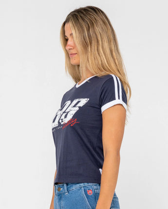 Le Sports Jersey Baby Tee - Navy