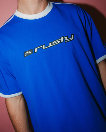 Bright Ringer Short Sleeve Tee - Royal Blue