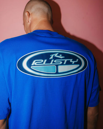 Faden Short Sleeve Tee - Royal Blue