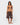 Rusty Women's Cyberpunk Fixed Waist Boardshort - Java/Yellow - Side View Full