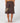 Rusty Women's Cyberpunk Fixed Waist Boardshort - Java/Yellow - Back View