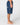 Rusty Men's Flip Daddy 22" Elastic Waist Boardshort - Navy Blue - Side View