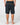 Rusty Men's Saber Tooth 22" Baggy Boardshort - Black - Back View