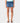 Rusty Women's Flip Mommy Low Rise Mini Denim Skirt - Blasted Middy Blue / Blue