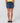 Rusty Women's Mavericks Low Rise Denim Mini Skirt - Blasted Deep Sea Blue
