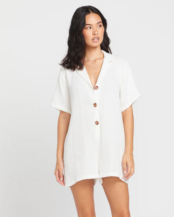 Easy Breezy Romper - White