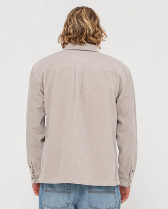 V8 Coup Cord Jacket - Oyster Grey