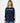 Rusty Women's Fine Line Contrast Long Sleeve Tee - Navy Blue