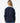 Rusty Women's Fine Line Contrast Long Sleeve Tee - Navy Blue
