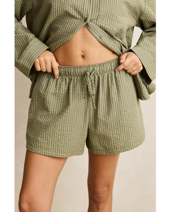 Overswim Stripe Short - Olive