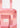 Seafolly Women's Turkish Beach Towel & Tote Bag Set - Pop Pink - Close Up View Tote