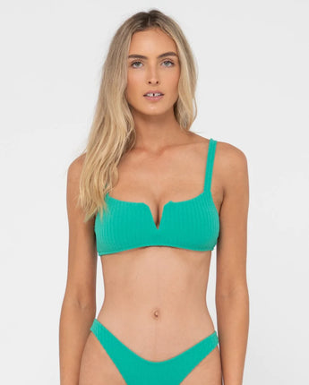 Lucky V Neck Bralette Bikini Top