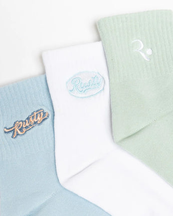Fancy All Day Crew Sock - 3 Pack